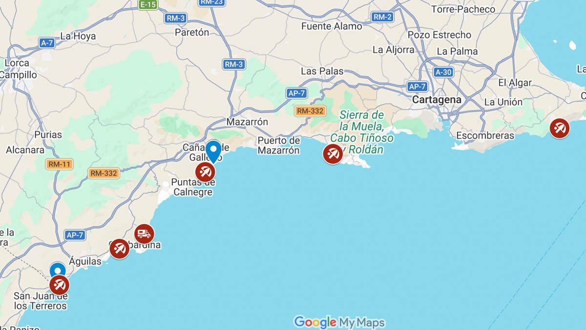 Playas de la Región de Murcia